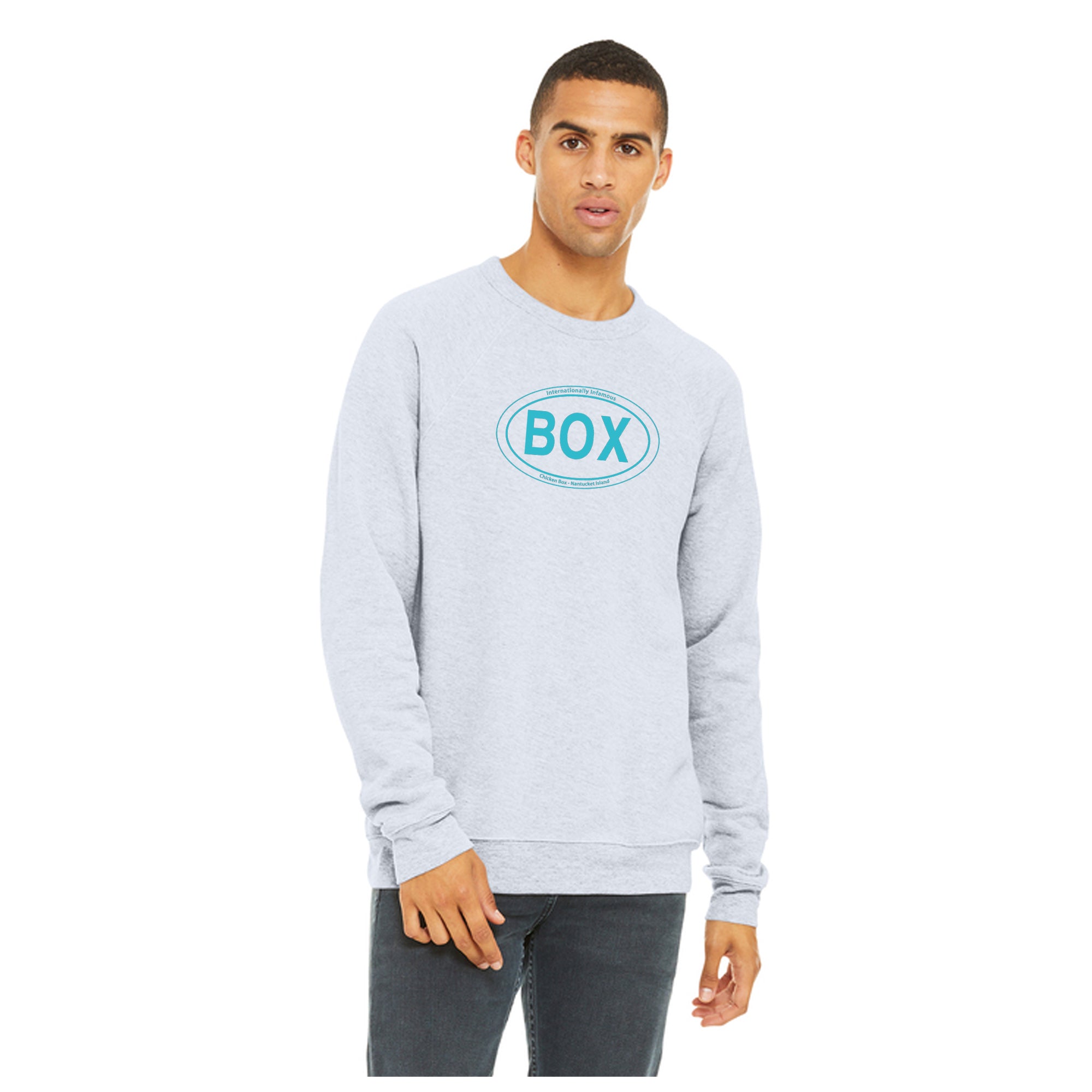 Box Oval Crewneck Sweatshirt – THE CHICKEN BOX