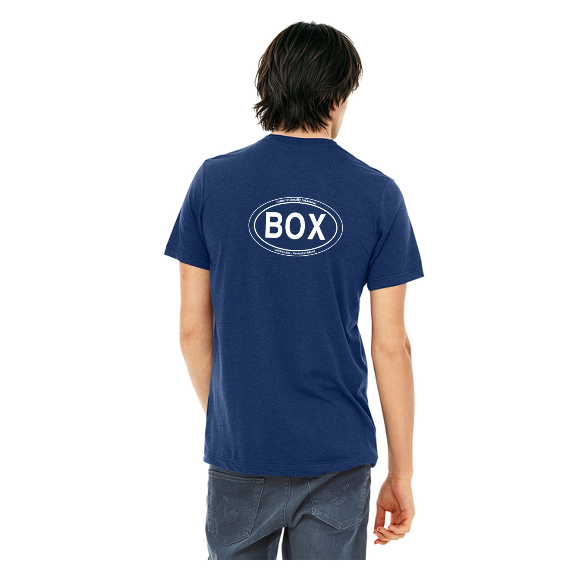 Box Oval Back Short Sleeve Tee – THE CHICKEN BOX