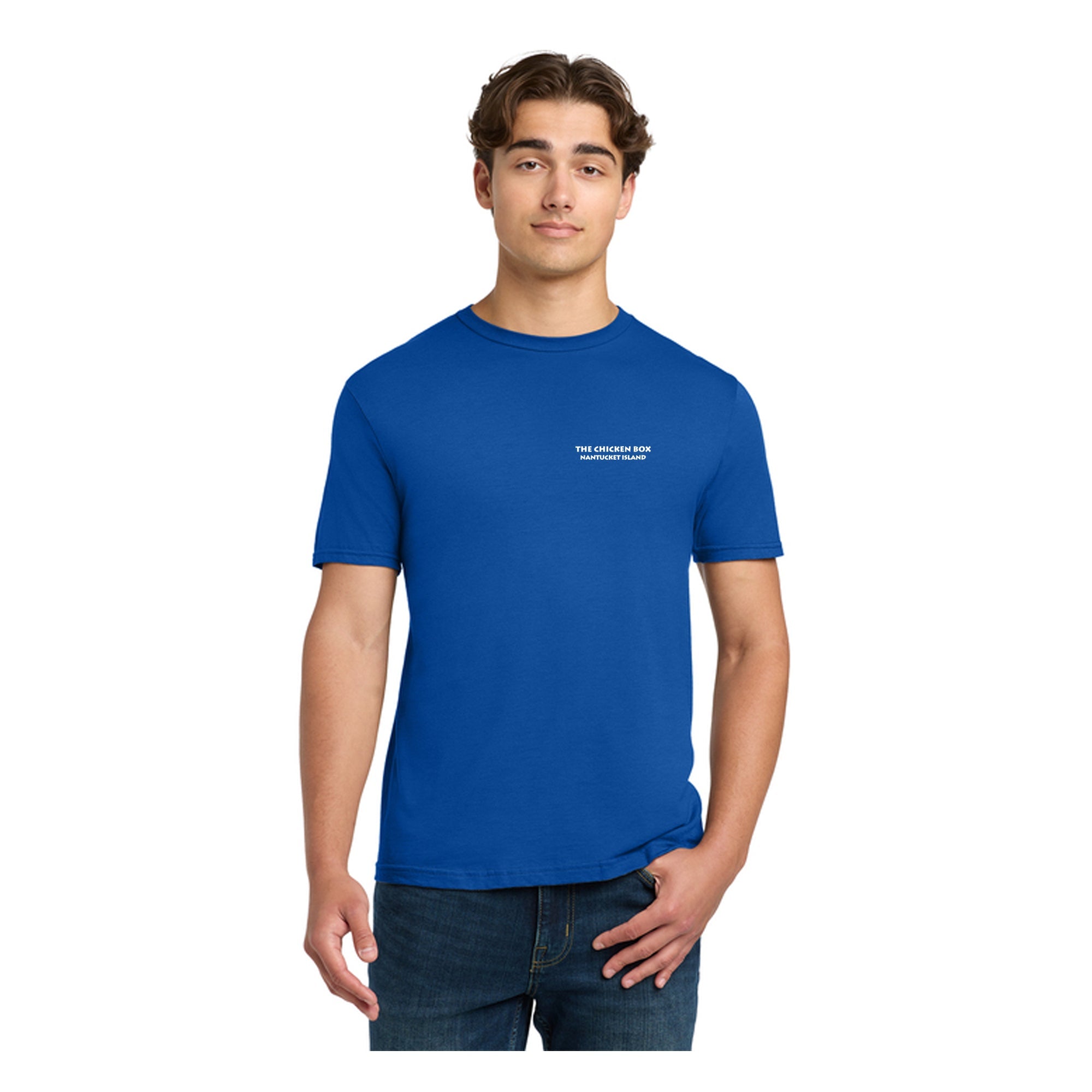 Box Oval Back Short Sleeve Tee