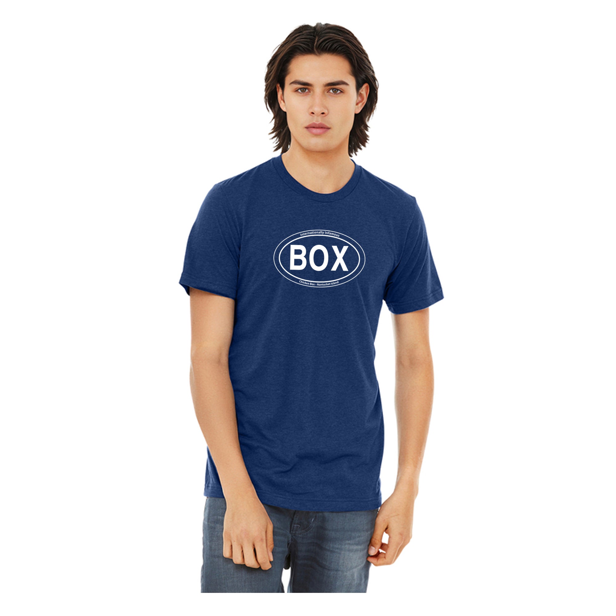 Box Oval Front Short Sleeve Tee