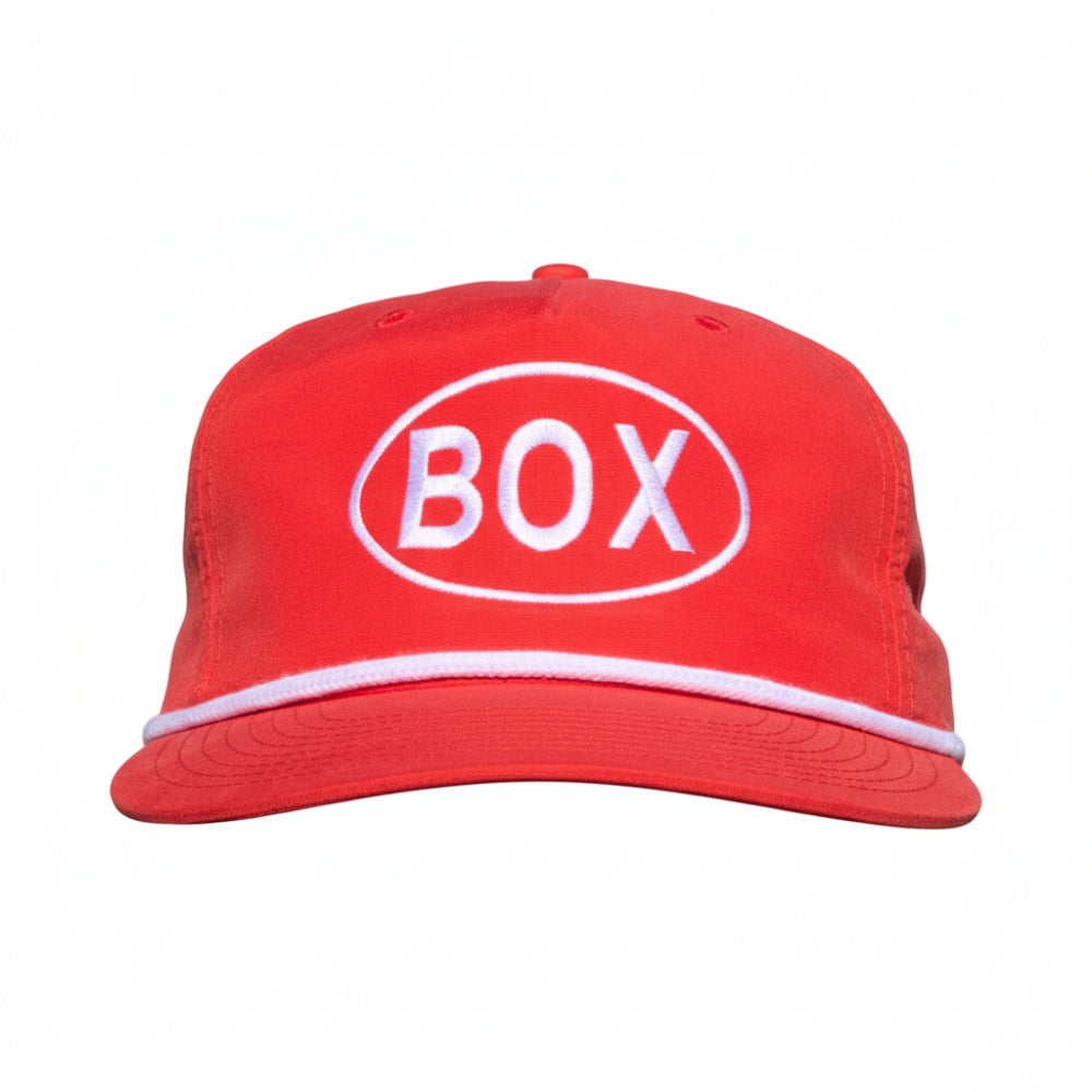 Red cap with BOX logo