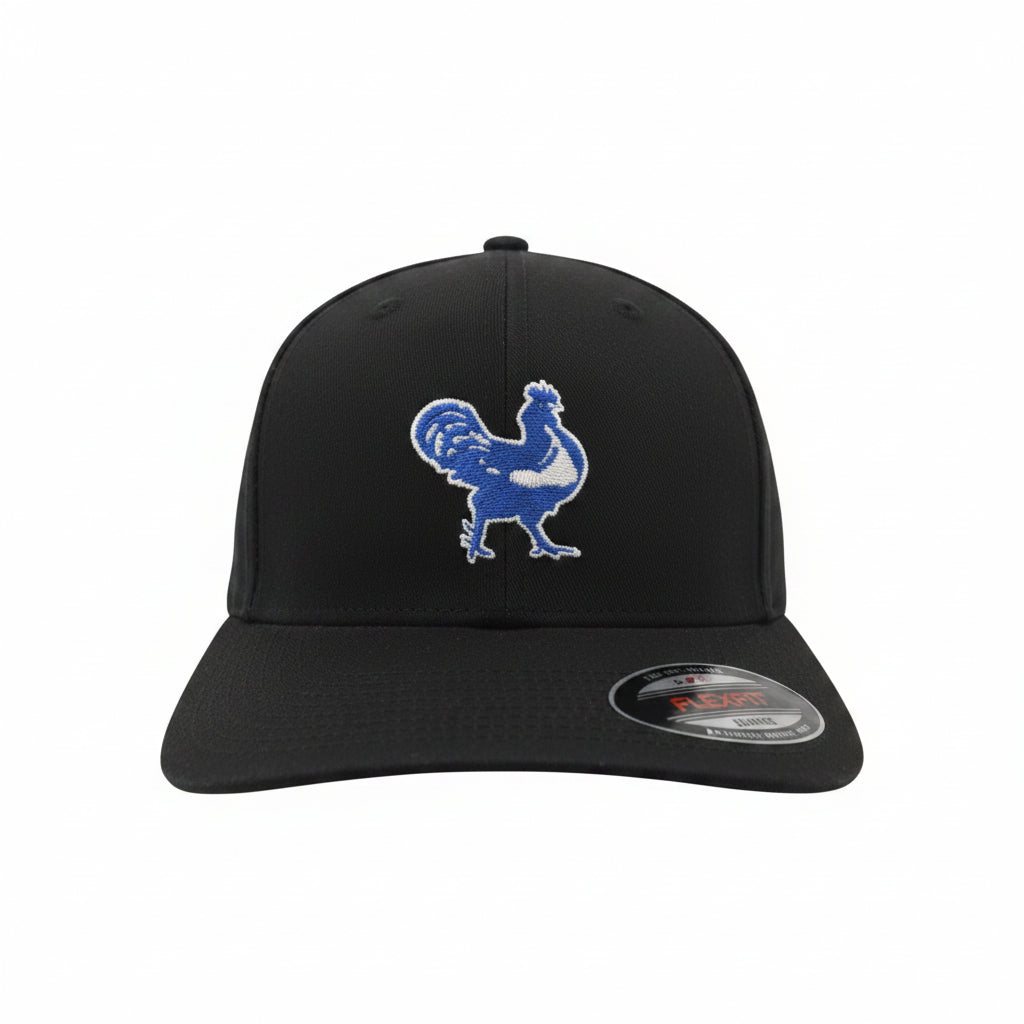 Blue Chicken Fitted Hat